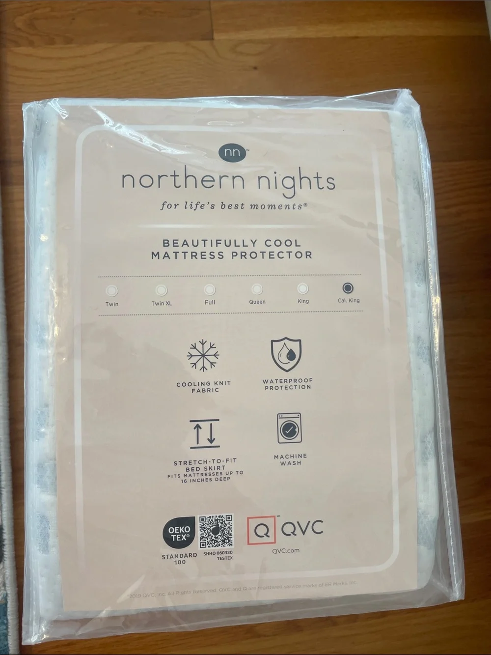 Northern Nights White Cooling Mattress Protector - Waterproof, Breathable